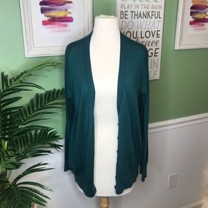 NWT Loft Thin Teal Cardigan